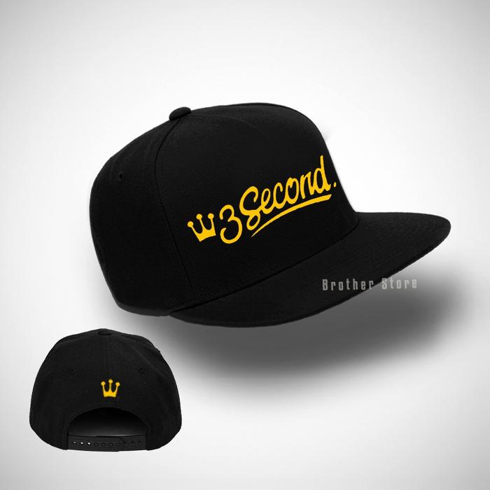 STORE JAYA Topi Snapback 3second US Yellow Premium / storecuan92