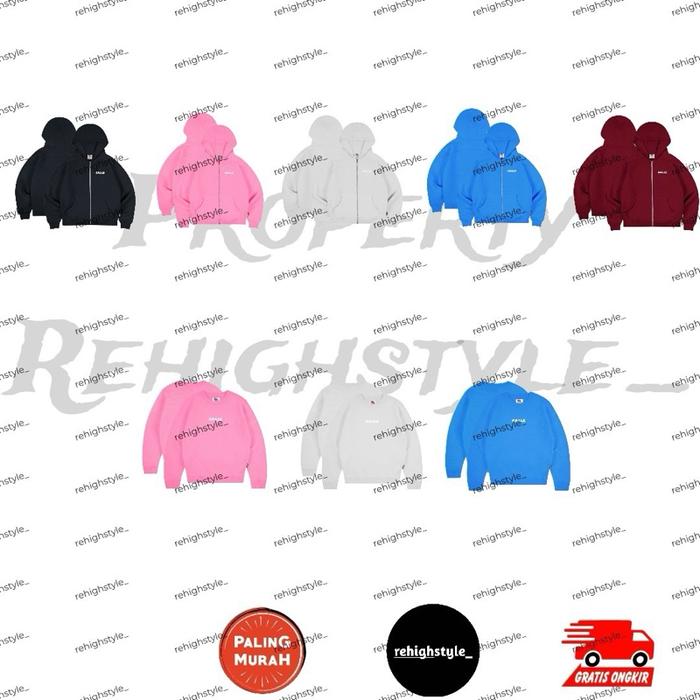 ZIP HOODIE BOXY CALLE UP PINK / CALLE UP MAROON / CALLE UP BLUE / CALLE UP GREY / CALLE UP BLACK / C