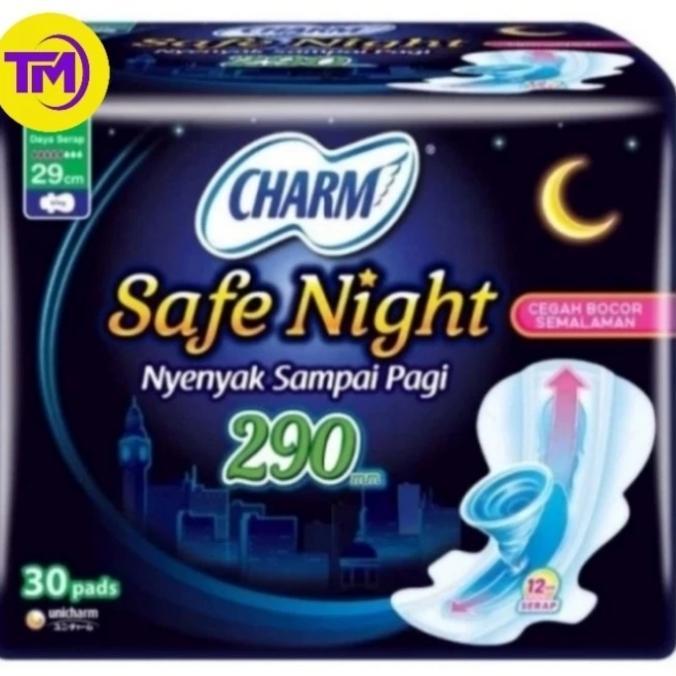 Pembalut charm night 29 cm isi 30 pads - 290 isi 30