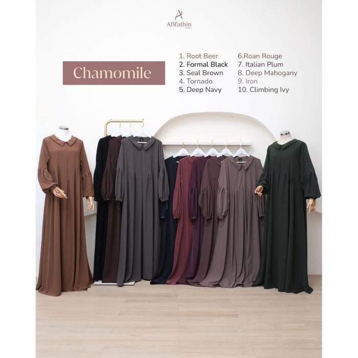 GAMIS CHAMOMILE SET BY AFIFATHIN | GAMIS SET SYAR'I | CHAMOMILE SERIES AFIFATHIN | GAMIS POLOS SYAR'