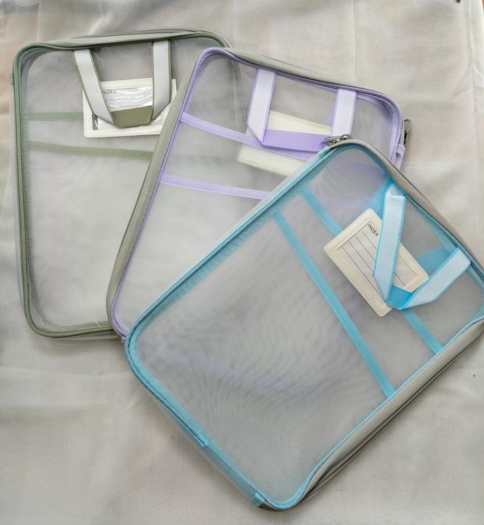 Document Bag L Tas Dokumen L / TAS JINJING JARING HB-BT A4 / Document Bag Jaring Resleting Handle A4