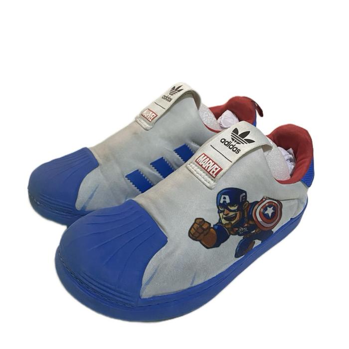 Adidas Sepatu Anak Marvel Captain America Desain Karakter Superhero Nyaman untuk Aktivitas Sehari-ha
