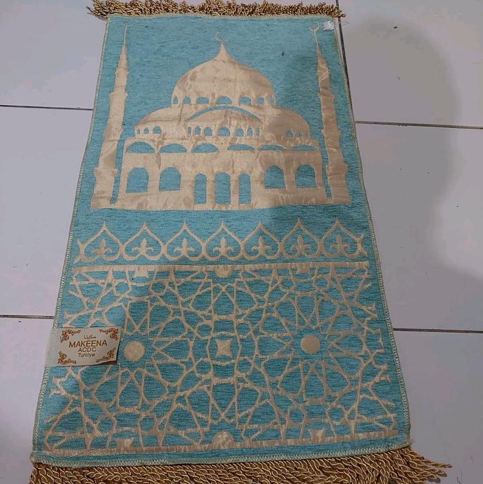 Sajadah 25 ukuran kecil 35x60 Azal Makeena Acdc Tambang Polybag