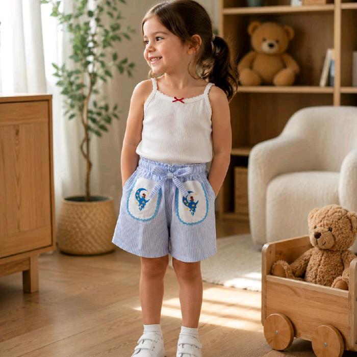 Genduk_Celana Hotpant Barrel Anak 1-4thn