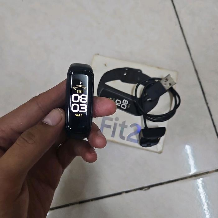 Smart Watch Samsung Fit 2 Second Resmi Fullset