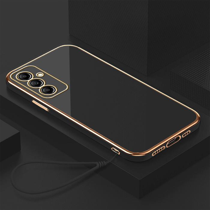 Hontinga Casing untuk Samsung Galaxy A14 5G 4G, Fashion Warna Solid