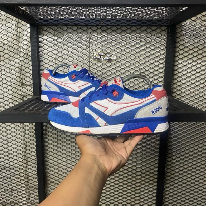 Diadora N9000 True Blue Poppy Red  Size 41 | 26cm