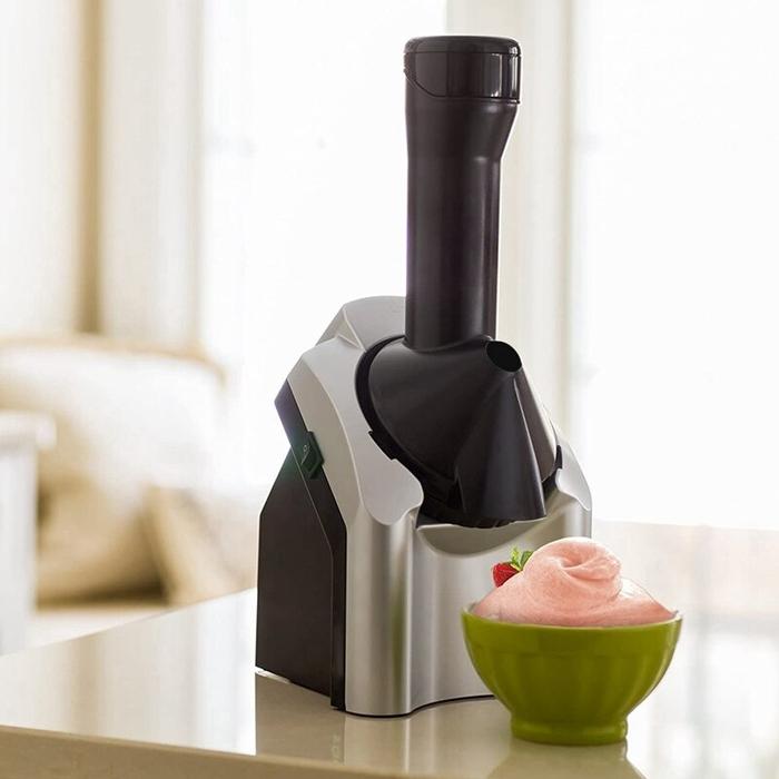 Xproject JG-10 Mesin Pembuat Es Krim Portabel Kapasitas 1.5L, Putih