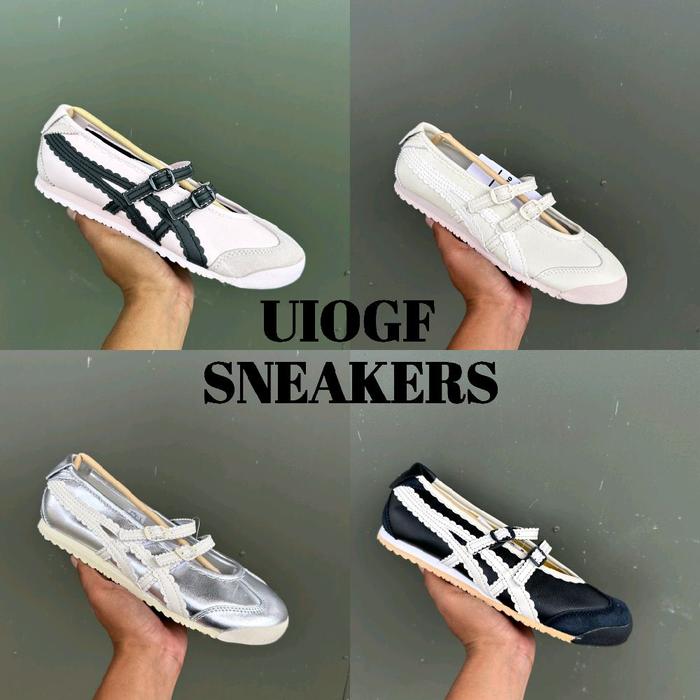 Sepatu Otsuka Tiger Mexico 66 TGRS Noir Creme