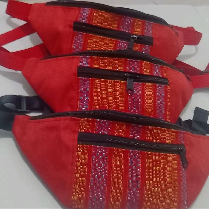 tas selempang etnik ulos kombinasi Pria