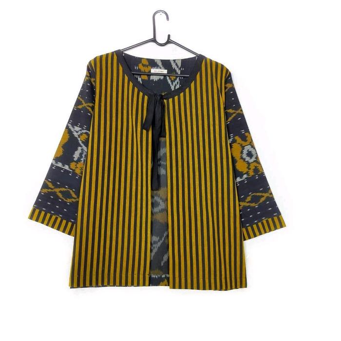 Outer baju tenun khas lombok ntt ntb, baju tenun asli, atasan baju adat wanita, outer salur kombinas