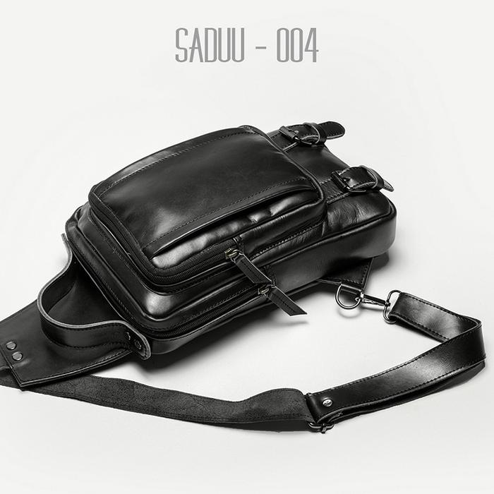 TAS KULIT PRIA WAISTBAG - SELEMPANG PRIA KULIT ASLI OC-SADUU BEST SELLER ODON CIBADUYUT Pinggang