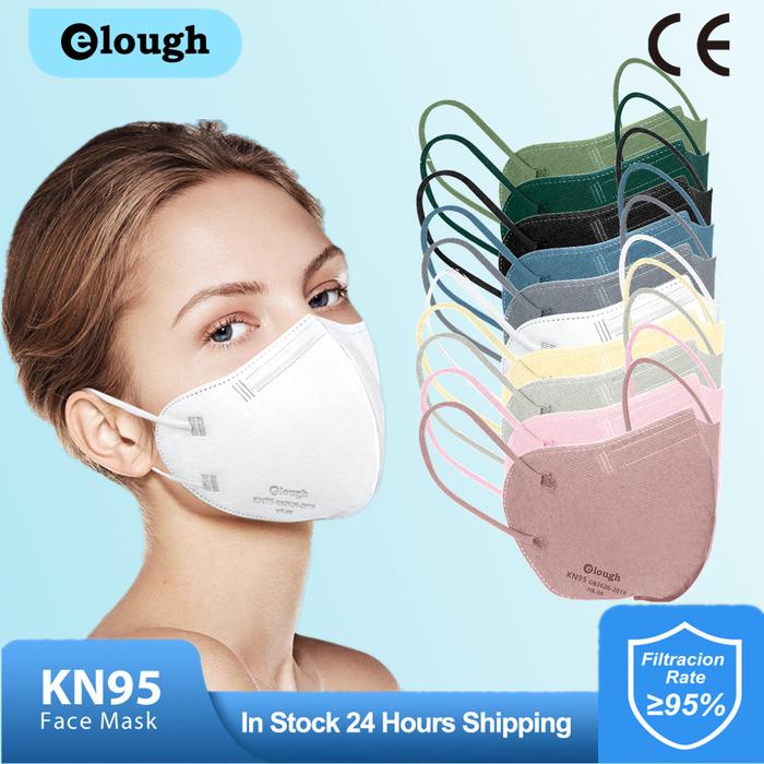 Elough ffp2 masks kn95 mascarillas fpp2 CE 4 Layers masque ffp 2