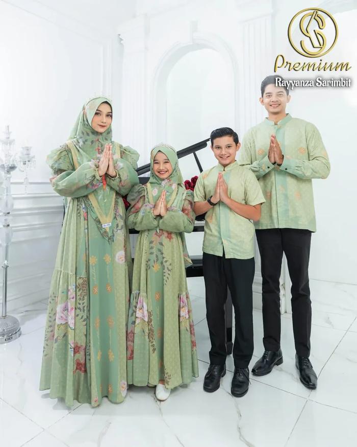Family Set Couple by Soekha Premium Rayyanza Series Exclusive Digital Printing Baju Muslim Keluarga