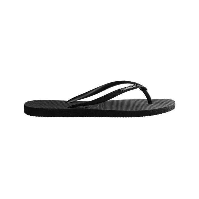 Havaianas 0090 Slim Sparkle Metallic - Black - Sandal Wanita