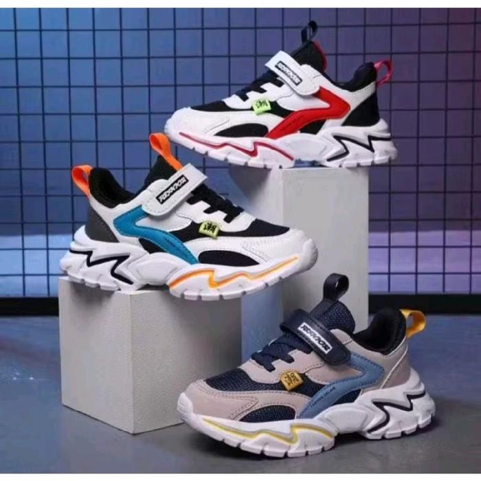 SEPATU ANAK LAKI LAKI Motif MK02 Roxy TERBARU SEPATU SEKOLAH TK SD FASHION Kids TRENDY sneakers FULL