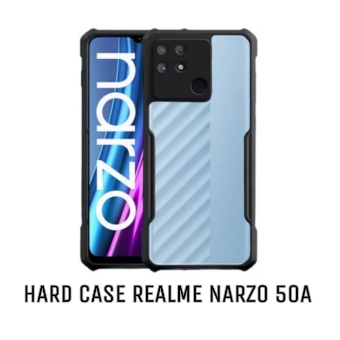 CASING Case REALME NARZO 50A / REALME NARZO 50i Hardcase Shockproof Fusion Armor Transparant Casing 
