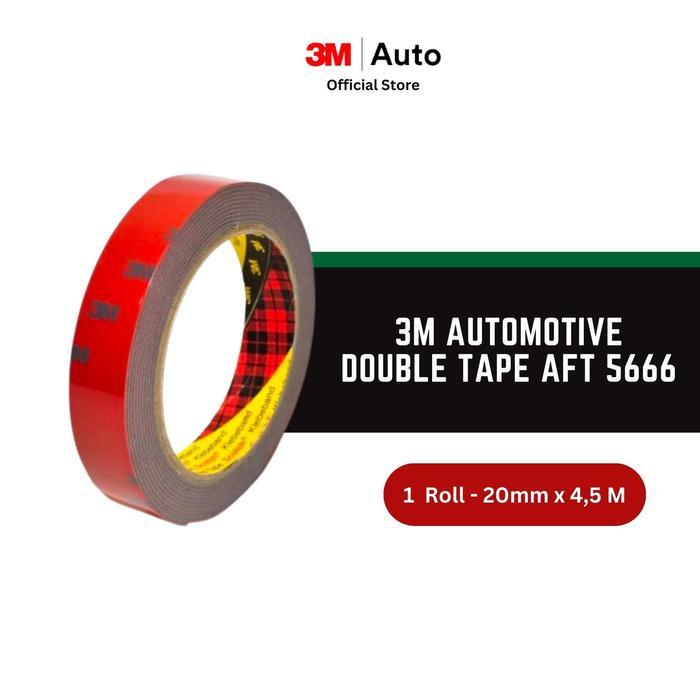 3M AFT Acrylic Foam Tape 5666, tebal: 1.1 mm, size: 20 mm x 4.5 m - Double Tape Mobil