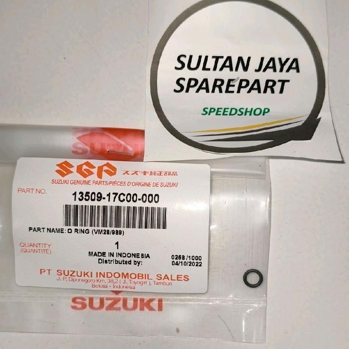 SEAL ORING SETELAN ANGIN KARBU SUZUKI SKYWAVE 125 ORIGINAL SGP 13509-17C00-000