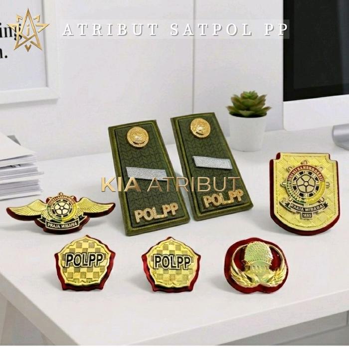 PAKET HEMAT BROS PIN PANGKAT SATPOL PP - POL PP PPPK/2A/2B/2C/2D/3A/3B/3C/3D/4A/4B/4C/4D PREMIUM LUX