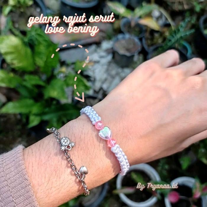 GELANG BENINGS LOVE PINK-LOVE BENINGS ANTI AIR