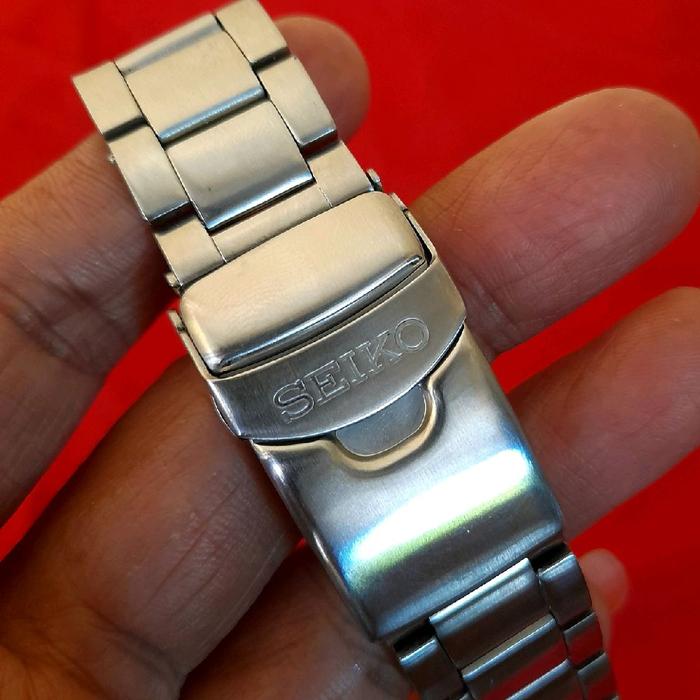 strap original seiko bracelet seiko original copotan srpd 22 mm buat seiko skx srpd  tali jam bracel
