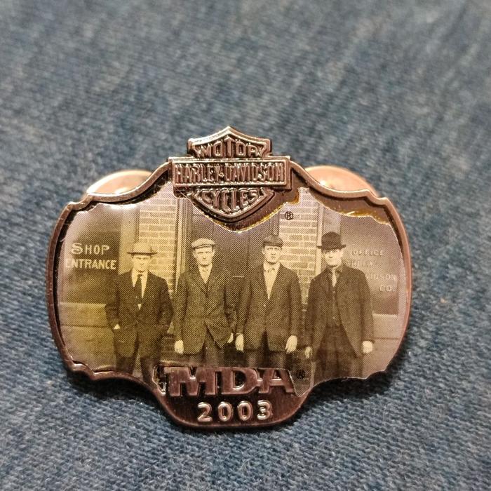 vintage Pin Motor HD utk Baju Jaket MDA 2003