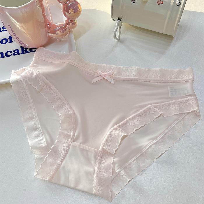 CD2173 Celana Dalam Wanita Midwaist CD Polos Tipis Pita Lembut Nyaman Dipakai