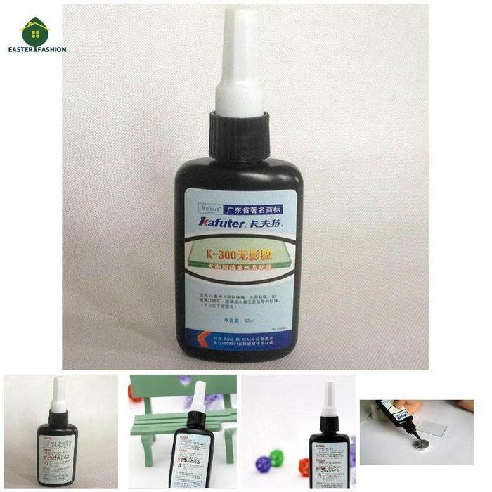 Lem Curing UV K-300 50ML, Lem Cair Perbaikan Ikatan Kaca Kristal