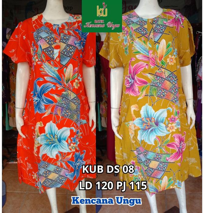 Daster Kencana Ungu Label Biru