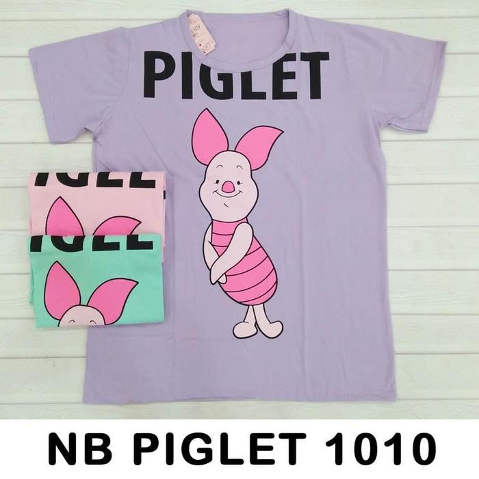 EX673 Piglet NON BATWING Kaos Cupcake Jumbo Baju Atasan Wanita Big Size XXL TERMURAH