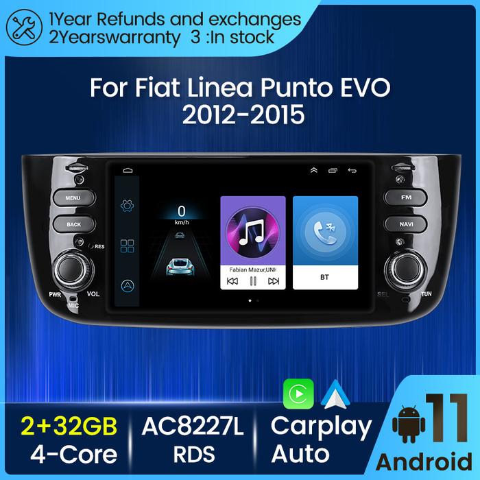Car Radio Multimedia Carplay 2Din DVD Head Unit Stereo Speaker Audio
