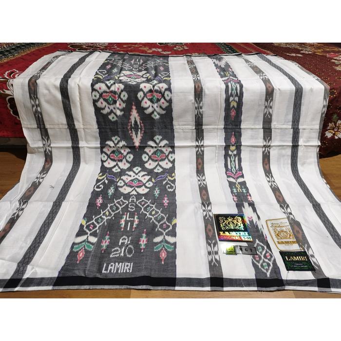 Promo Big Sale [Edisi Terbatas] sarung Lamiri sutra mgt Putih Termura terlembut