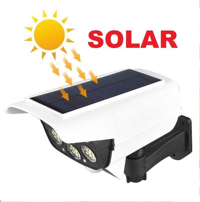 Lampu solar CCTV Tenaga Matahari LED Solar Lamp Cool White sensor Info