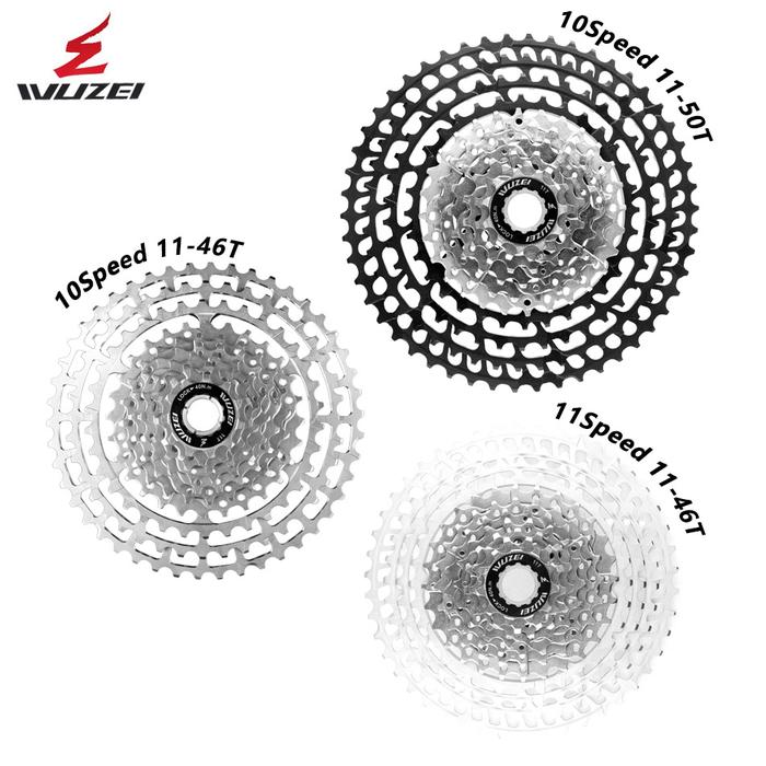 WUZEI 10/11/12 Speed 11-50T Cassette Ultralight Freewheel 46T 52T