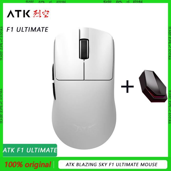 ATK Blazing Sky F1 Ultimate Gaming Mouse PAW3950 8000Hz Nordic52840 Dual Mode Wireless Ultra Lightwe