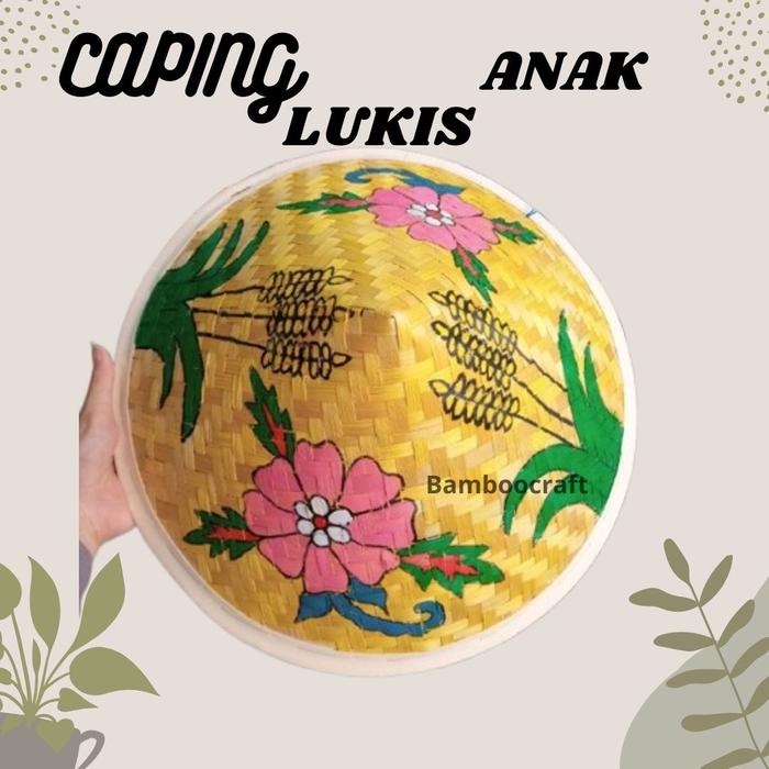 caping petani / topi caping anak / topi caping petani anak