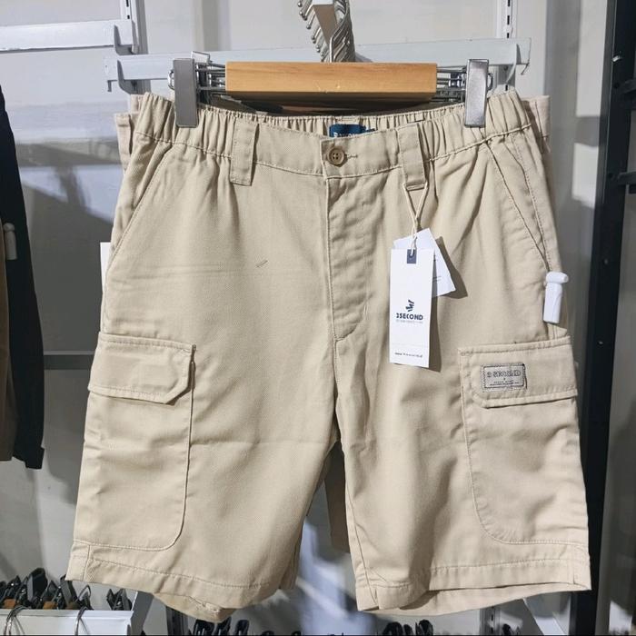 3Second Celana Cargo Pendek Pria Regular Fit 020225 Original
