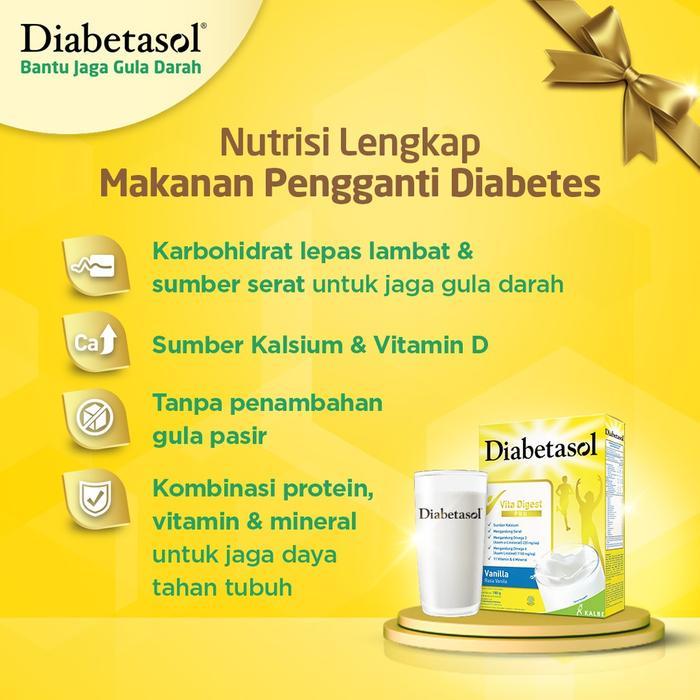 Diabetasol Susu 950 gr Vanila Coklat ocolate Nutrisi Khusus Deibetes