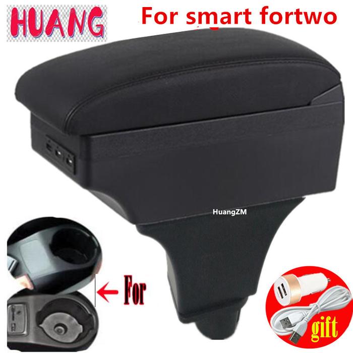For smart fortwo Armrest box For Smart Fortwo Forfour 2014 - 2019 car