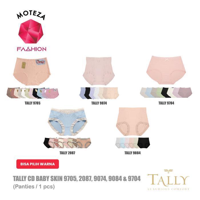 Tally 9705 ; 27 ; 9074 ; 94 ; 9704 Cd Celana Dalam Wanita Baby Skin - Super Lembut Free Size Fit Xxl