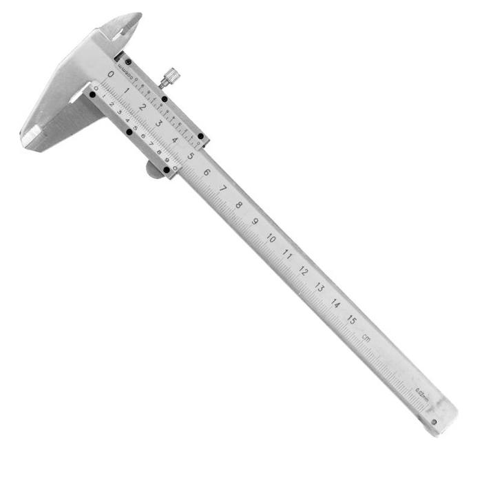 0-150mm Vernier Caliper Carbon Steel Metal Vernier Ruler Micrometer