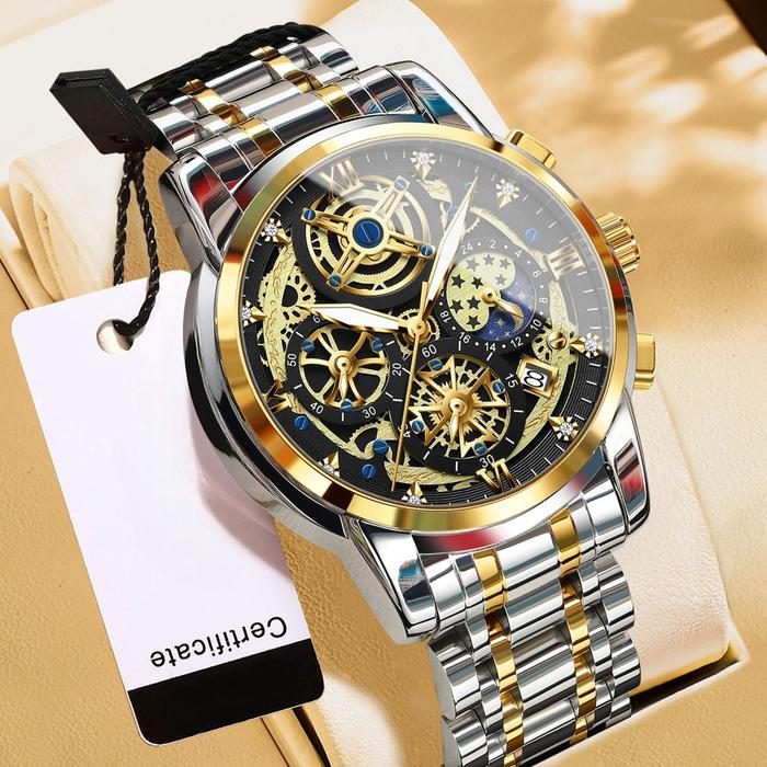 Jam Tangan Import Pria Vava Voom Model Terbaru Tahan Air Kedalaman 30M Luminous Aktif Nyala Ditempat