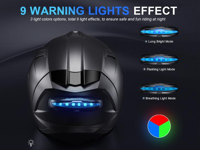 Fodsports F1 Pro Motorcycle Bluetooth Intercom Motorcycle Helmet
