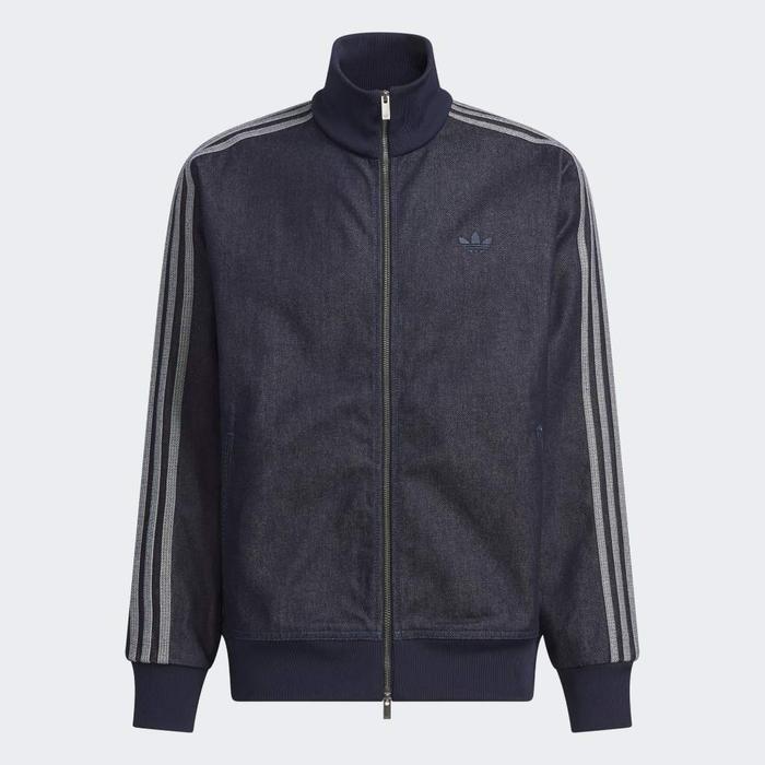 Adidas Denim Firebird Track Top Indigo Denim KS2229