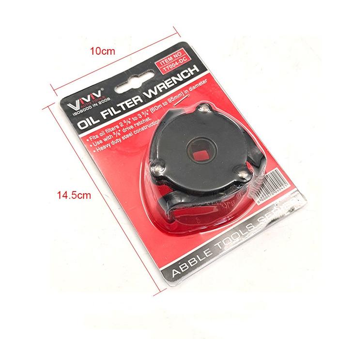 Kunci Filter Oli Mobil 3 Way Oli Filter Wrench Alat Pembuka Filter Oli 60-100mm Universal