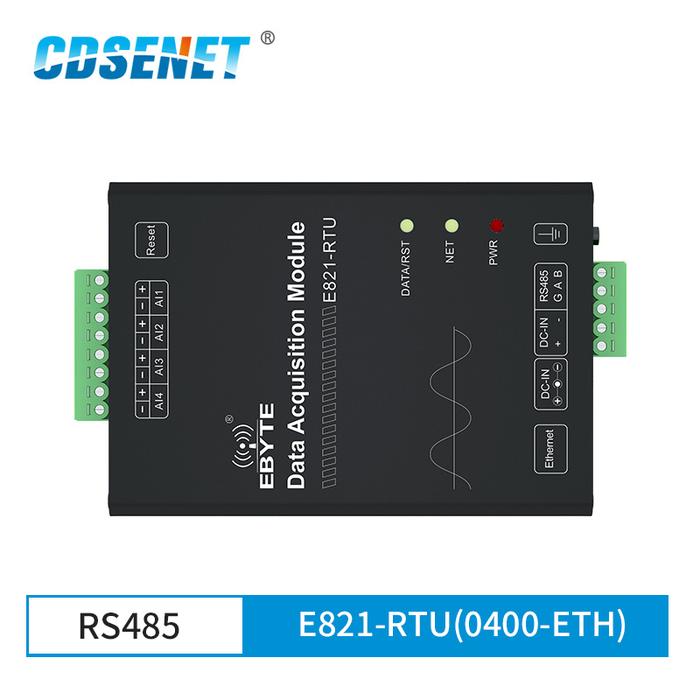 Data Collector Digital Quantity CDSENET RS485 RJ45 4 Channel Input