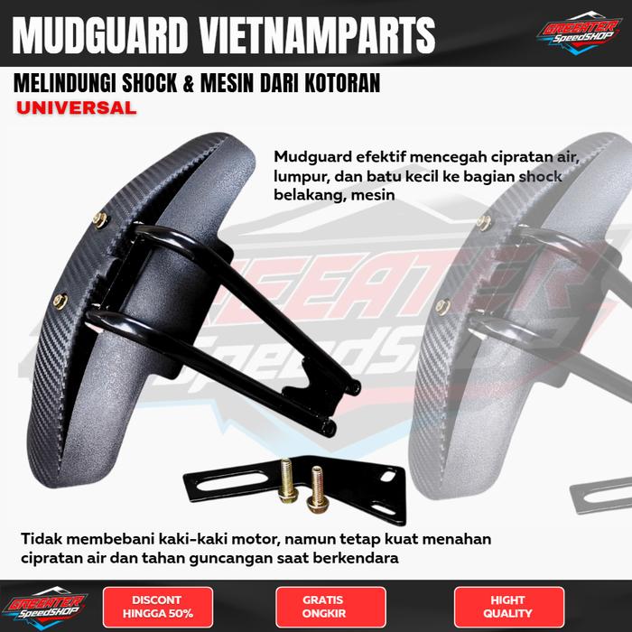 Mudguard Vietnampart Mudguard Universal Spakbor Belakang Jas Hujan Mudguard Carbon R15 V3 Cbr Ninja 