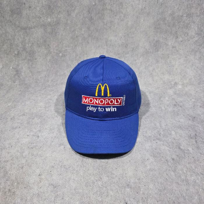 TOPI MONOPOLY PLAY TO WIN ADJUSTABLE CAPS OFFICIAL MCDONALD'S 2012