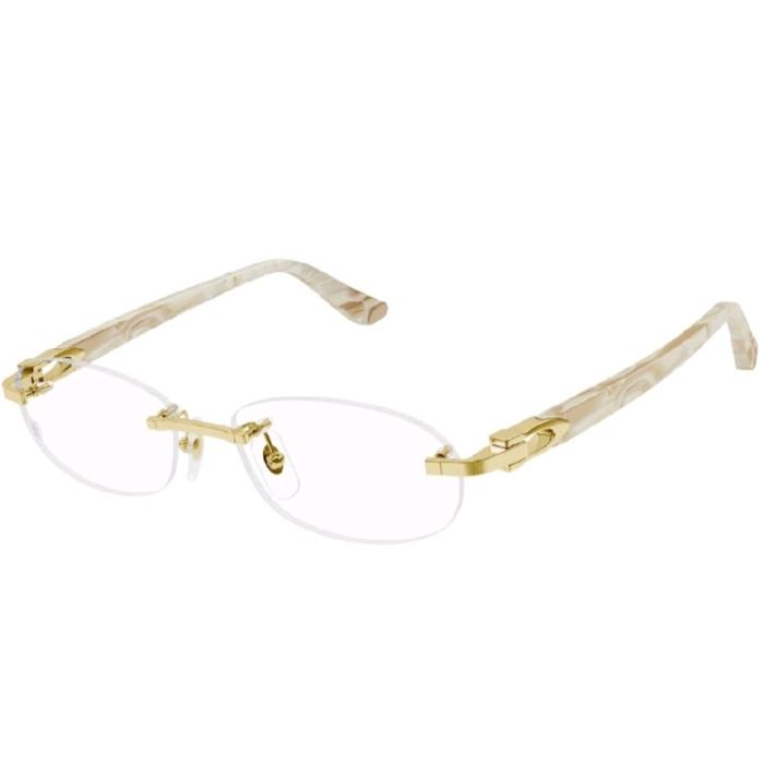 Luxury Eyewear Cartier CT0455OJ Rimless Panthos C Decor  Original . Bill